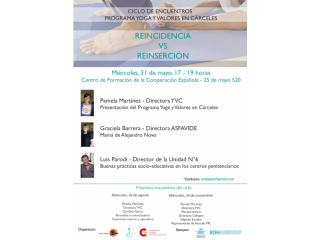 Encuentro sobre “Reincidencia y reinserción”